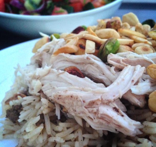 Chicken and rice pilaf
