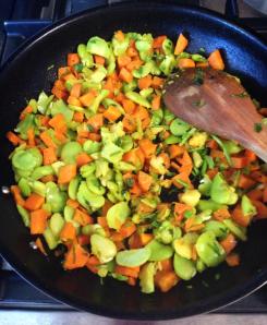 Filling for springroll pastry