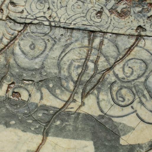 "The Weight of Giving" series - monoprints on earthenware clay.