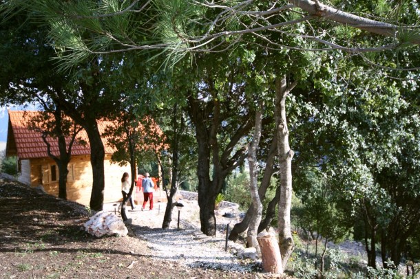 The vabin on top of the hill. Photograph by Marlena Ayat