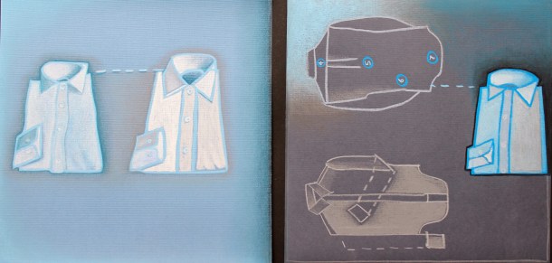 Chalk paintings'Routine Rituals' by Sarah Rice, part of the Wordsmith exhibition (visual artists and writers in creative interaction) at M16 gallery in the ACT from 21st August to 7th September this year.