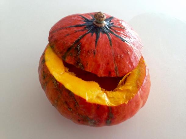 Golden nugget pumpkin